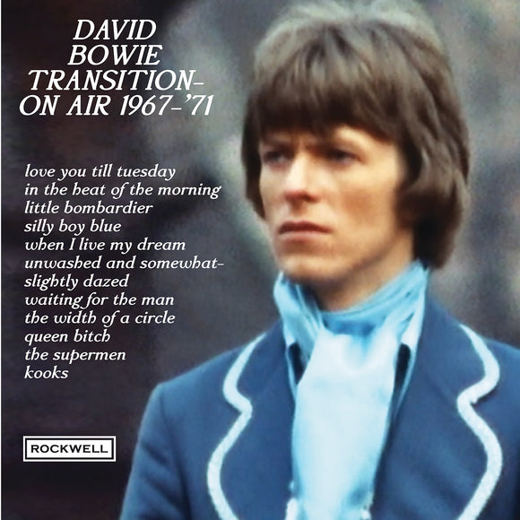 David Bowie, TRANSITION ON AIR 1967-’71, 180g White Vinyl
